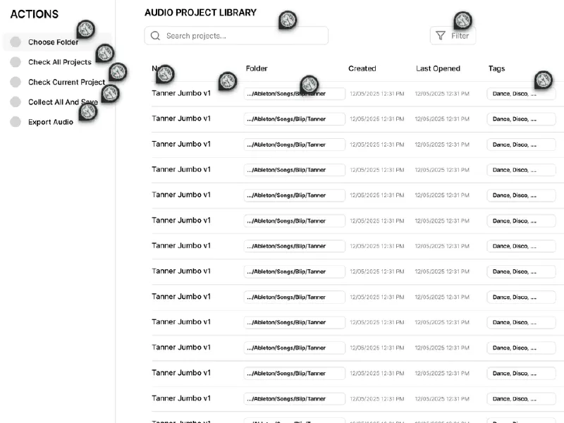 Ableton File Browser